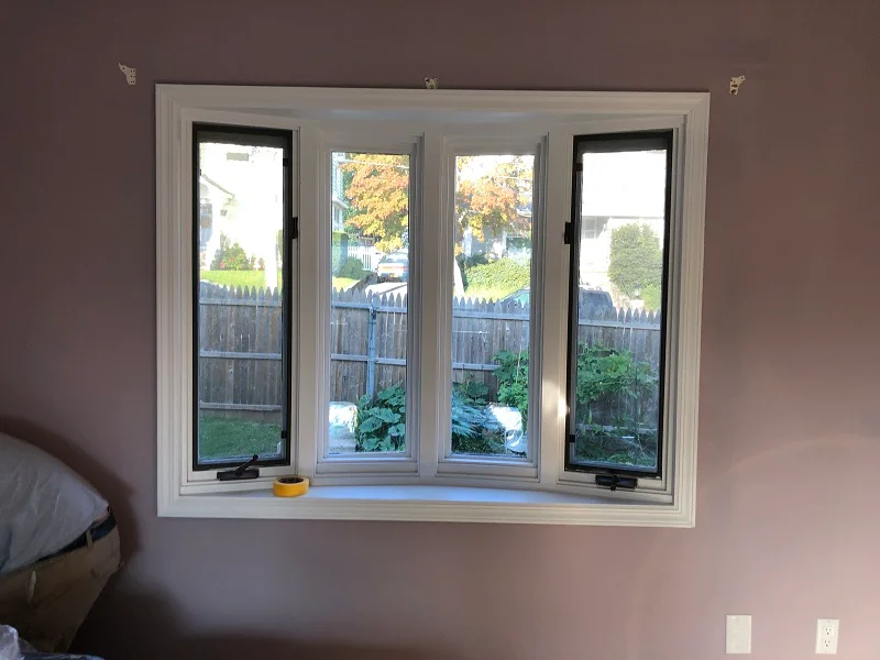 This bow window will be removed and replaced